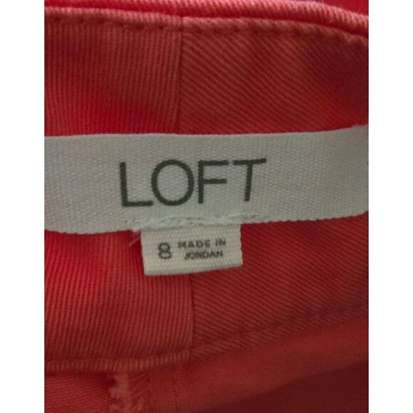 Ann Taylor Loft Women's Orange The Riviera Shorts Size 8 - Picture 5 of 9